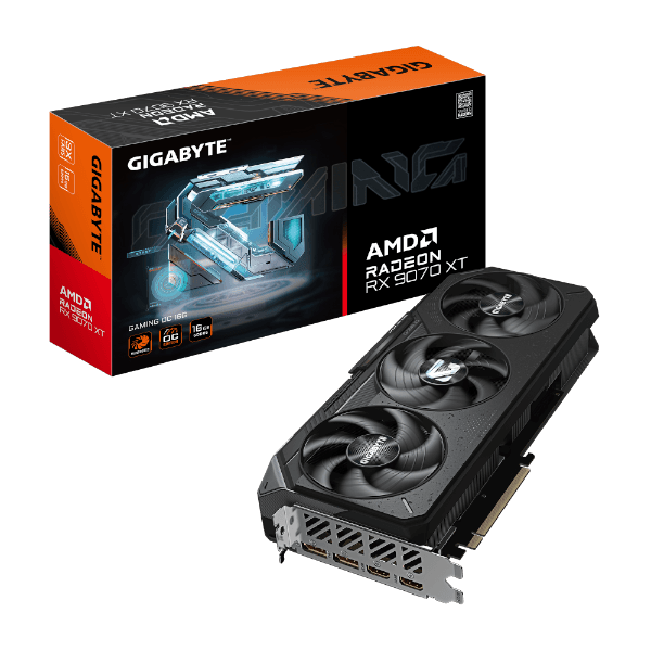 כרטיס מסך Gigabyte RX9070 XT Gaming OC 16GB PCI-E 5.0