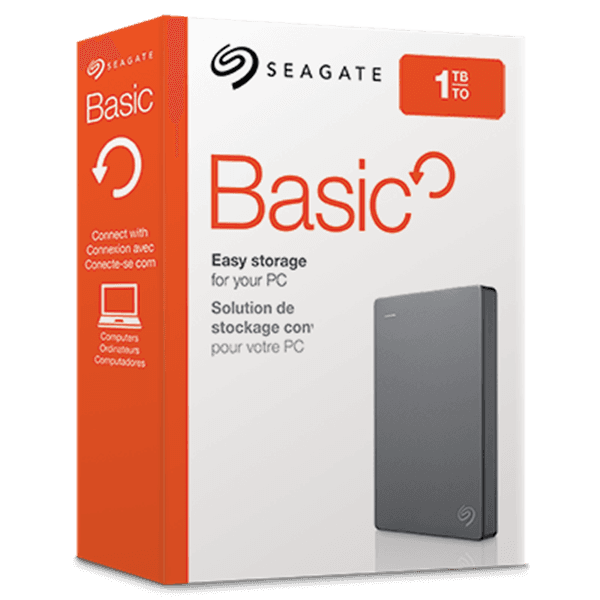 דיסק חיצוני SEAGATE Basic Portable Drive 1TB 2.5 usb 3.0