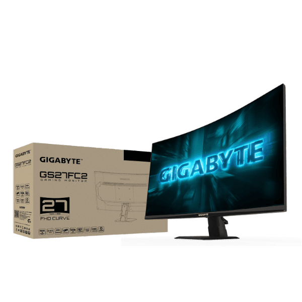 מסך Gigabyte GS27FC2 FHD VA 1Ms 240Hz HDR10 Curved Vesa100