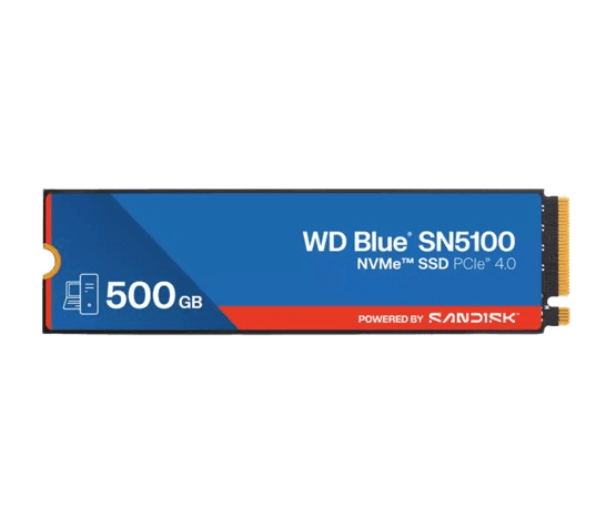 דיסק פנימי WD BLUE SN5100 512GB Gen4.0 Up to 6600MB/S Read 2280