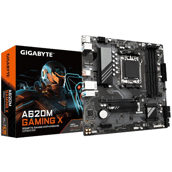 לוח אם Gigabyte A620M GAMING X 2.0 AMD AM5 Micro-ATX