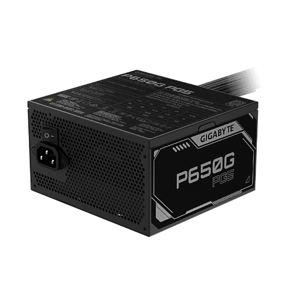 ספק כוח Gigabyte P650G 650W 80 Plus Gold ATX 3.1 PCIE 5.1