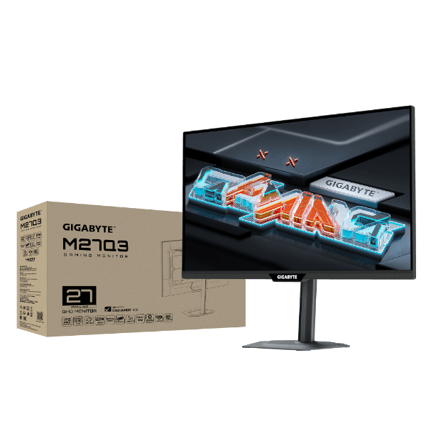 מסך גיימינג Gigabyte M27Q3 2K 1Ms SS IPS 320Hz KVM G-Sync