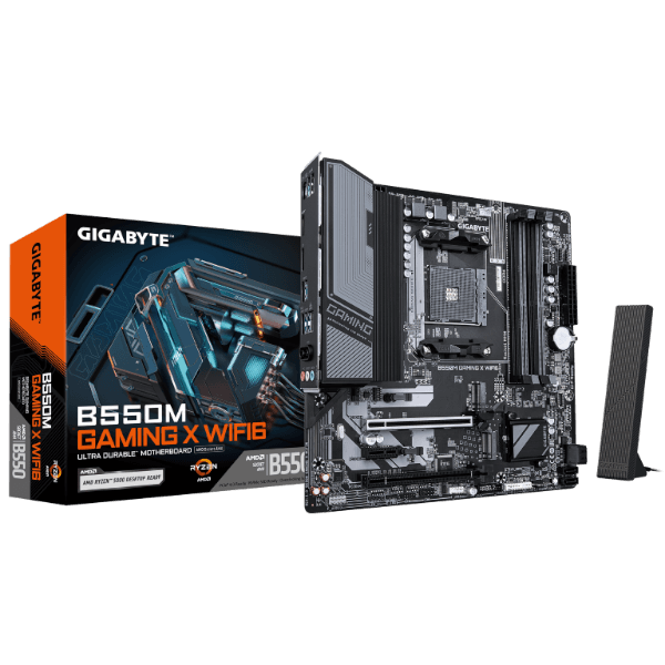 לוח Gigabyte B550M GAMING X WIFI6 AM4 DDR4 Micro-ATX