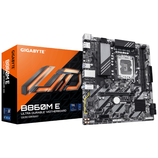 לוח אם Gigabyte B860M E Gen5 DDR5 PCIE5.0 Micro-Atx