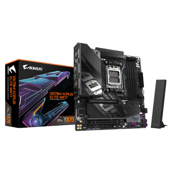 לוח אם Gigabyte X870M A ELITE WF7 ATX AM5 DDR5 X3D PCIE5.0